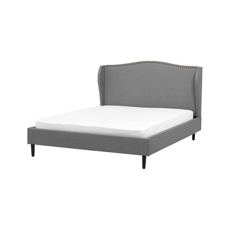 BELIANI postel COLMAR 140 × 200 cm, šedá
