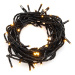 Konstsmide Christmas LED světelný řetěz Micro, 80 zdrojů černá/jantar