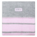 WOMAR - Dětská bavlněná deka 75x100 šedo-růžová