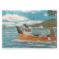 Obraz na plátně Sam Toft - Dogger, Fisher, Light Vessel Automatic, 2 cm - 50×40 cm