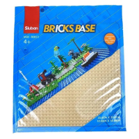 Sluban Bricks Base M38-B0833A Základní deska 25.6 x 25.6 cm béžová