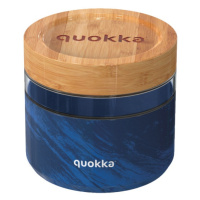 QUOKKA - Skleněná nádoba na jídlo WOOD GRAIN, 820ml, 40133