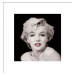 Umělecký tisk Marilyn Monroe - Red Lips, (40 x 40 cm)