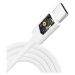 3mk Hyper Cable USB-C/USB-C datový kabel, 100W, 2m bílý