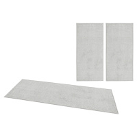 Hanse Home Collection koberce Ložnicová sada Pure 102615 Grey - 3 díly: 70x140 (2x), 70x240 (1x)