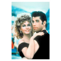 Fotografie Olivia Newton-John And John Travolta, 26.7 × 40 cm