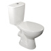 Aqualine JUAN WC kombi, dvojtlačítko 3/6l, zadní odpad, bílá