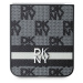 Zadní kryt DKNY PU Leather Checkered Pattern and Stripe pro Samsung Galaxy Z Flip6, černá