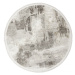 Koberec 167 marmur šedý / krémový / béžový kruh