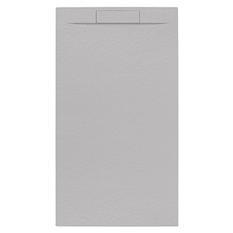 Sprchová vanička obdélníková SAT Fusion 100x80 cm litý mramor Gris Perla SATFU10080GRP