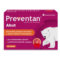 Preventan Akut s příchutí brusinek a grepu tbl.30