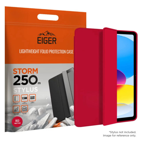 Pouzdro Eiger Storm 250m Stylus Case for Apple iPad 10.9 (10th Gen) in Red (EGSR00141) Eiger Glass