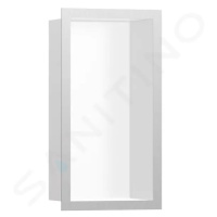 Hansgrohe 56096800 - Výklenek do stěny s designovým rámem, 30x15x10 cm, matná bílá/kartáčovaná n