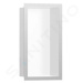 Hansgrohe 56096800 - Výklenek do stěny s designovým rámem, 30x15x10 cm, matná bílá/kartáčovaná n