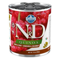N&D Dog Quinoa adult Venison & Coconut 285 g