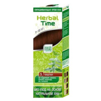 HERBAL TIME Henna přírodní barva na vlasy 5 Kaštan 75 ml