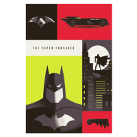 Umělecký tisk Batman - The caped crusader, 26.7x40 cm