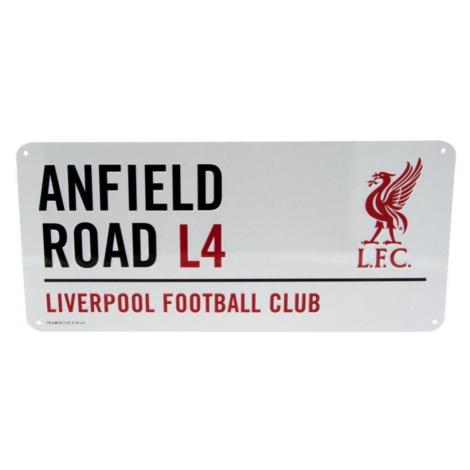 FC Liverpool Anfield Road - cedule na zeď