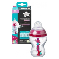 Tommee Tippee Tommee Tippee Antikoliková lahvička 260 ml Advanced Girl - růžová