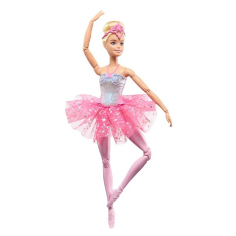 Mattel Barbie svítící magická baletka s růžovou sukní