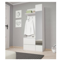 Předsíňová stěna předsíňový set green (bílá mat)