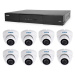 Kamerový set 1x AVTECH NVR AVH2109AX a 8x 8MPX IP Dome kamera AVTECH DGM8208SVAT + 8x Kabel UTP 