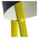 HAY HAY Rope Trick LED stojací lampa černá/žlutá