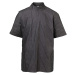 BraveHead Black Pinstriped Barber Jacket - černá tradiční holičská košile 5377 - L - 54 x 78 cm