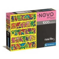 Kompaktní umělecká kolekce Clementoni Puzzle 1000 - Keith Haring