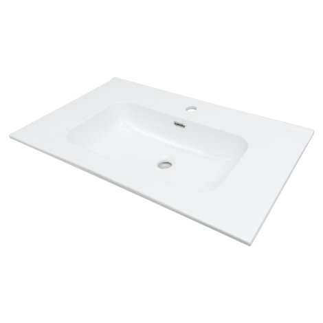 Deante Zápustné keramické umyvadlo Tubo 80x46 cm - CTU 6U8W
