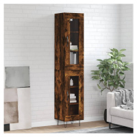 vidaXL Skříň highboard kouřový dub 34,5 x 34 x 180 cm kompozitní dřevo