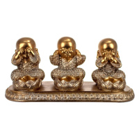 Signes Grimalt Obrázek 3 Buddhas Set 3 U Zlatá