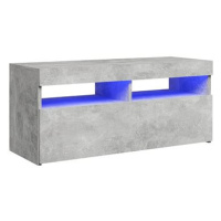 SHUMEE s LED osvětlením betonově šedý 90 × 35 × 40 cm