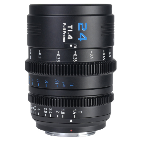 SIRUI Vision Prime 1 24mm T1.4 Full Frame Cine Lens (Black, E/Z/RF/L Interchangable Mount)