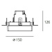 Artemide Ego 150 downlight kruh EL 3000K T4130ELPTW00