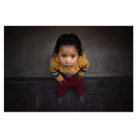 Fotografie Kathmandu Girl, Mohammed Baqer, 40 × 26.7 cm