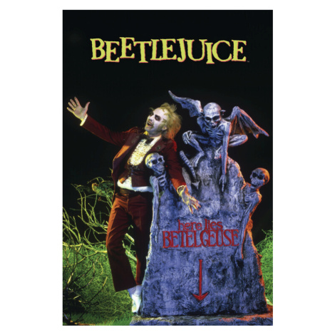 Umělecký tisk Beetlejuice - Grave, 26.7 × 40 cm