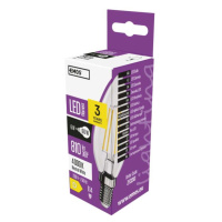 LED žárovka Filament svíčka / E14 / 6 W (60 W) / 810 lm / neutrální bílá