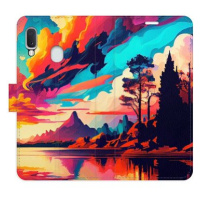 iSaprio flip pouzdro Colorful Mountains 02 pro Samsung Galaxy A20e