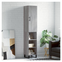 vidaXL Skříň highboard šedá sonoma 34,5 x 34 x 180 cm kompozitní dřevo