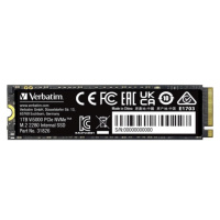 VERBATIM SSD Vi5000 Internal PCIe NVMe M.2 SSD 1TB