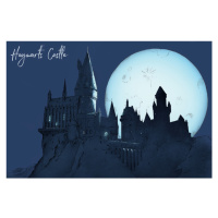 Umělecký tisk Harry Potter - Hogwarts Castlle, 40 × 26.7 cm