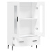 vidaXL Skříň highboard bílá 69,5 x 31 x 115 cm kompozitní dřevo