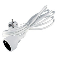 Prodlužovací kabel Emos BEP0115, 1xzásuvka, 5m, bílý