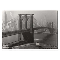 Obraz na plátně Time Life - Brooklyn Bridge, New York 1946, 2 - 80×60 cm