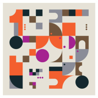 Ilustrace Bauhaus Aesthetics Graphics Art Made Vector, pressureUA, 40 × 40 cm