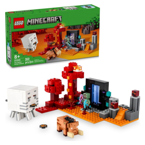 Lego® minecraft® 21255 přepadení v portálu do netheru