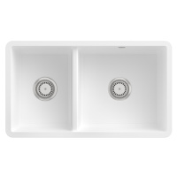 Keramický dřez Villeroy & Boch podstavný Subway 80 U, 338801RW, Stone White 338801RW