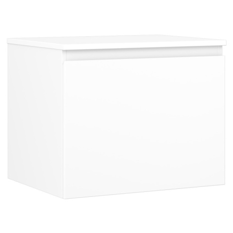 MEXEN/S Orio koupelnová skříňka pod umyvadlo 60 cm s deskou, 1 šuplík, bílá mat 91A10-06047-1-BF