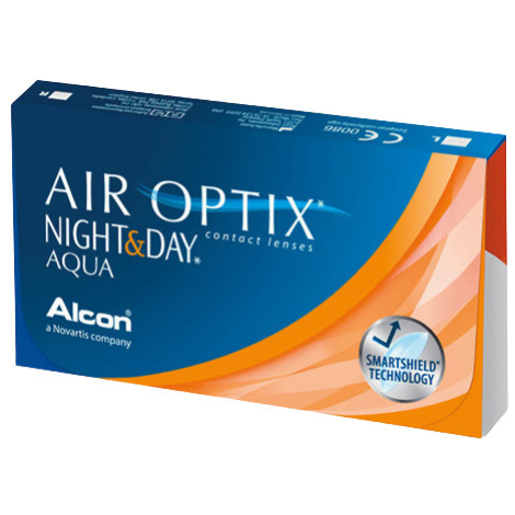 ALCON Air Optix Night & Day Aqua -9.00D, zakřivení: 8.60 6 čoček